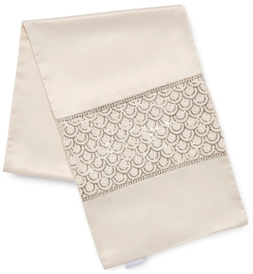 Bieżnik z mikrosatyny 33x180 cm Deco Sequin – Catherine Lansfield