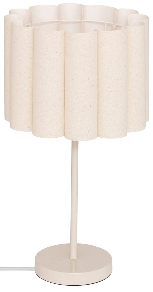 Lampa stołowa RONA materiałowy klosz, wys. 49 cm