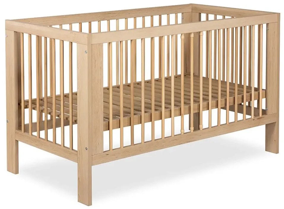 Łóżeczko dziecięce OLIVIA 120x60 buk LITTLE SKY