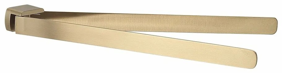 GEDY PI2388 Pirenei podwójny uchwyt obrotowy naręczniki 35 cm, złoty mat