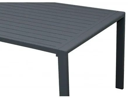 MORISS - aluminiowy stół ogrodowy 130 x 72 x 55 cm