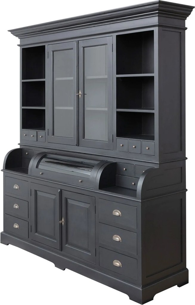 Kredens Brighton 204x56x217cm black
