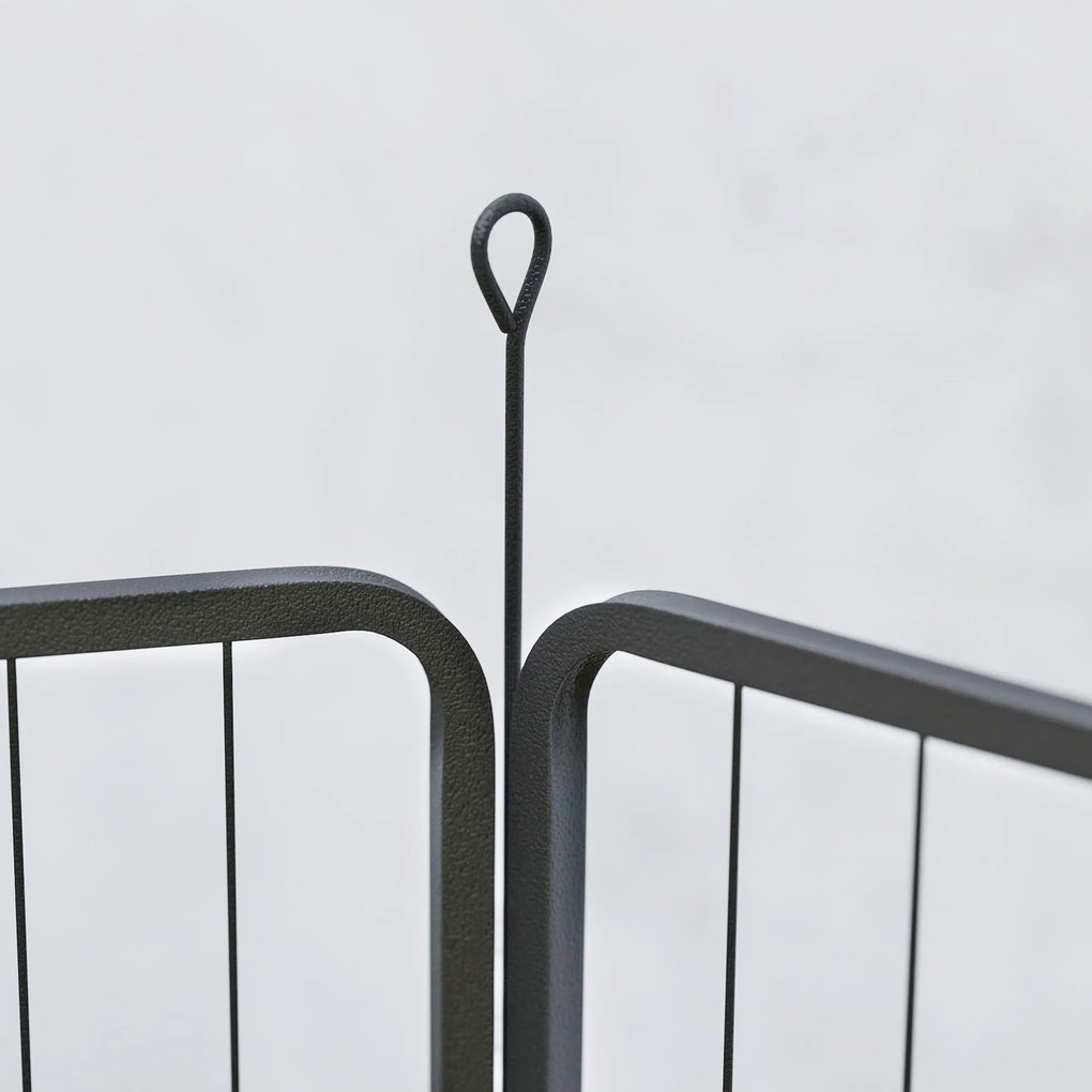 PawHut Kojec dla Szczeniąt 8-panelowy, Elastyczny i Składany z Drzwiami i Kolcami do Ziemi, 100cm Wysokość