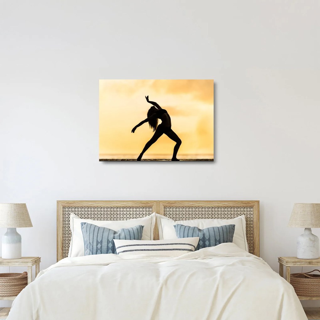 Obraz na szkle tancerki (70x50 cm)