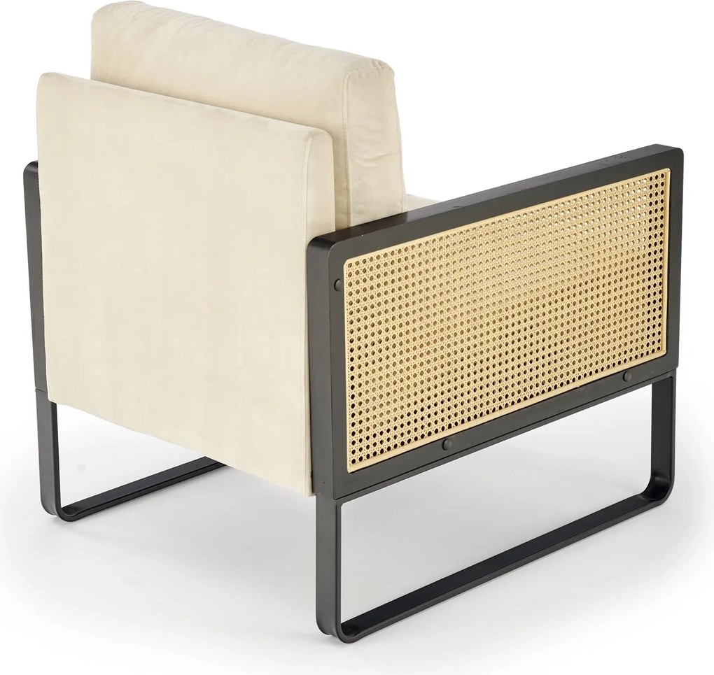 Fotel wypoczynkowy Ilario z plecionką wiedeńską