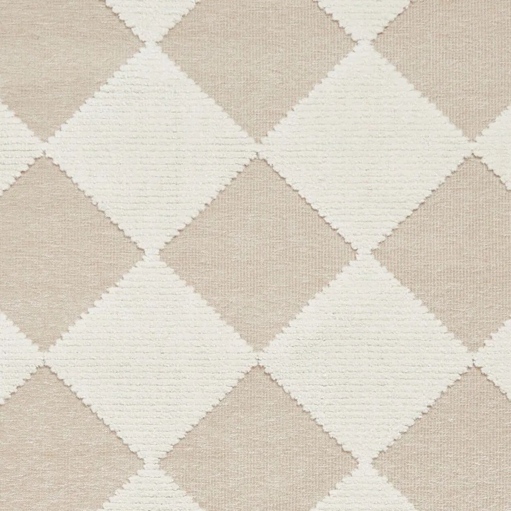 Biało-beżowy dywan odpowiedni do prania 200x290 cm Lyna Beige&amp;White – Think Rugs