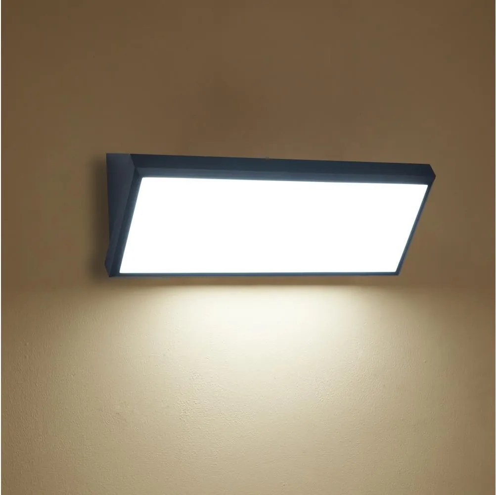 Brilagi - Zewnętrzny kinkiet TRIANGLE LED/42W/230V 3000/4000/6500K czarny IP65