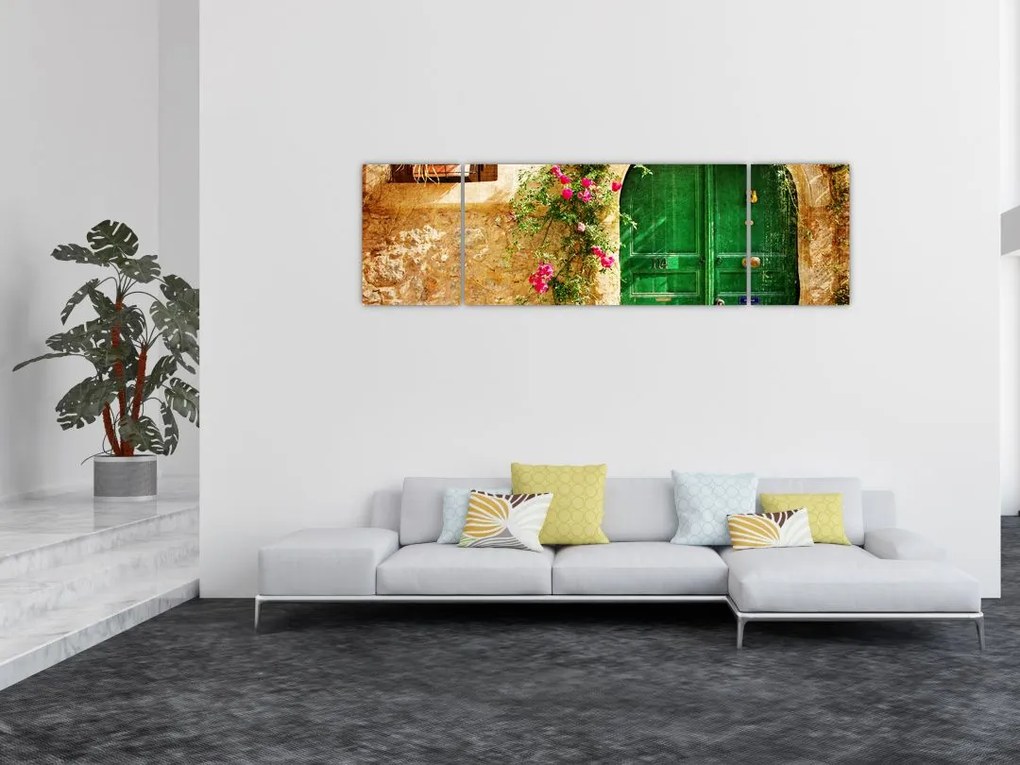 Obraz starych drzwi (170x50 cm)