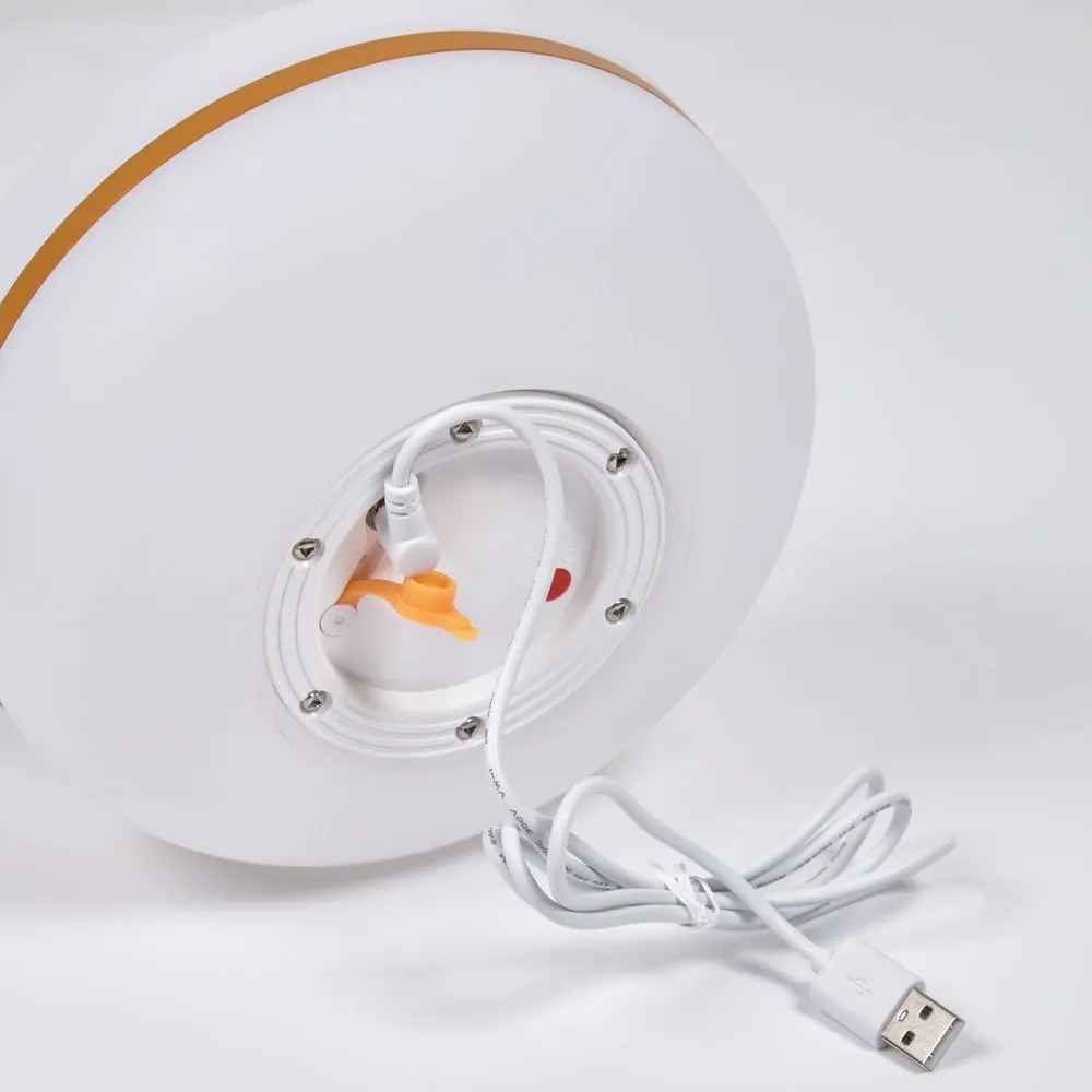 Lampa zewnętrzna z żółtym uchwytem Kave Home Tea