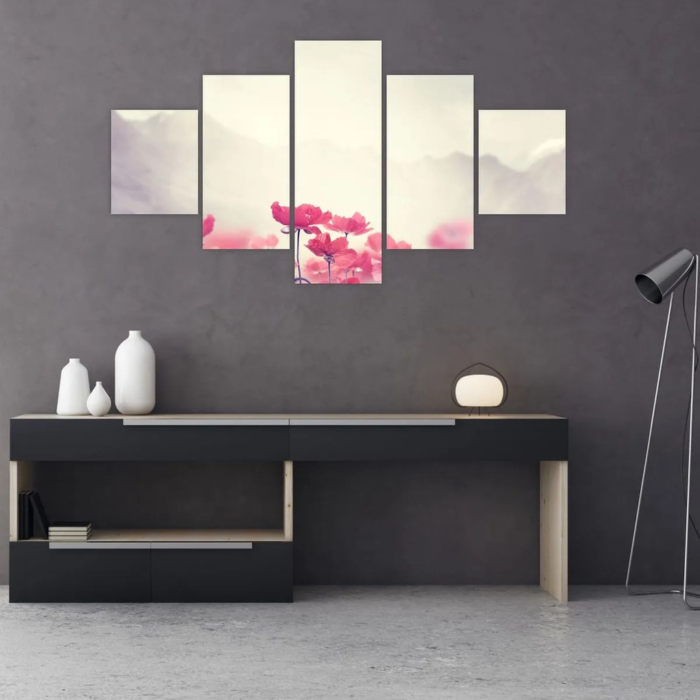 Obraz - Maki (125x70 cm)