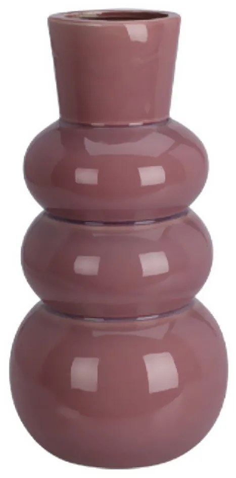 Wazon ceramiczny w bąbelkowym kształcie, 25 x 13 cm