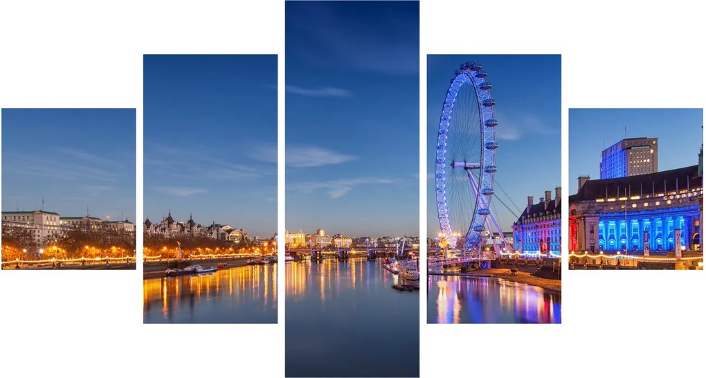 Obraz London Eye (125x70 cm)