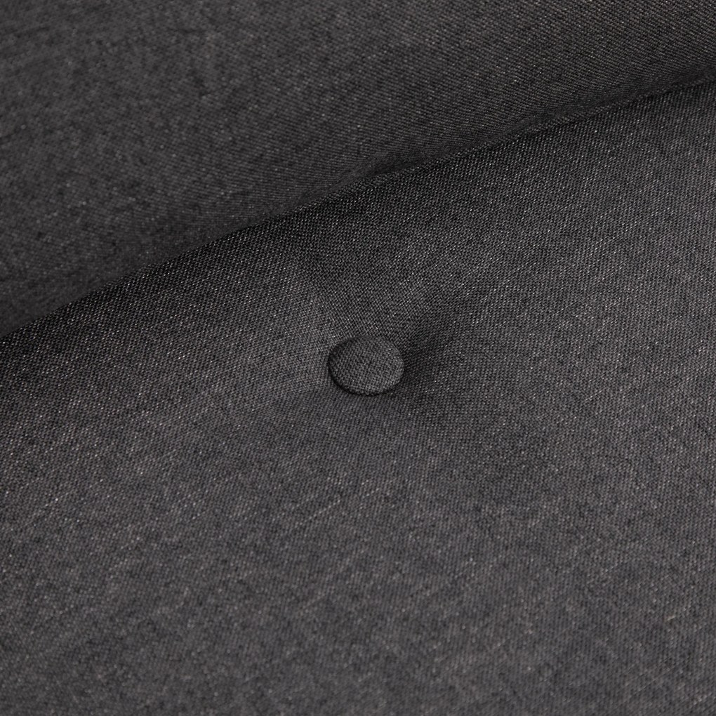 HOMCOM Materac składany 2 w 1 z poduszką wielofunkcyjny do spania ciemnoszary 60x80x56 cm | Aosom PL