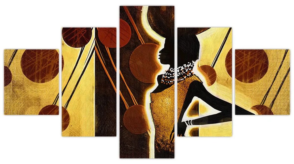 Obraz artystycznego malarstwa starożytnego (125x70 cm)