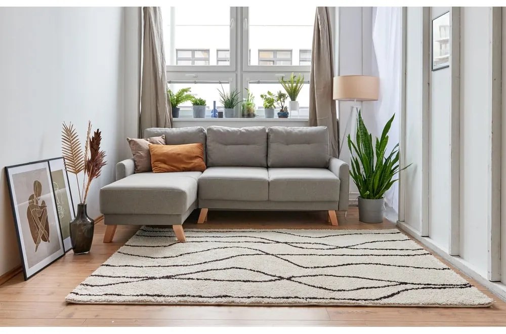 Biało-czarny dywan 160x230 cm Routa – Universal