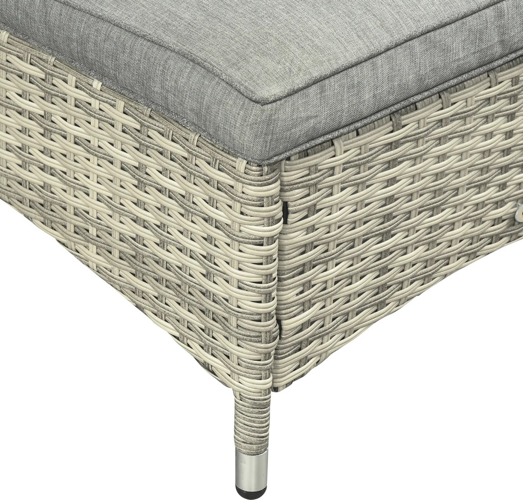 Outsunny leżak, leżak ogrodowy