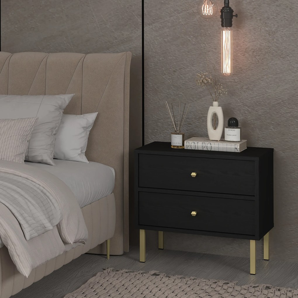 Szafka Nocna TORINO 51,8 cm Stolik Nocny do Sypialni