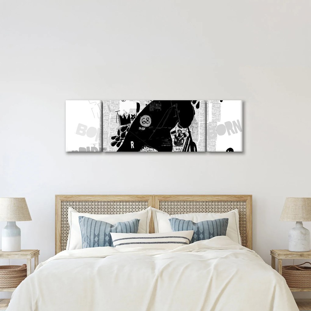 Obraz - Urodzony by jeździć (170x50 cm)