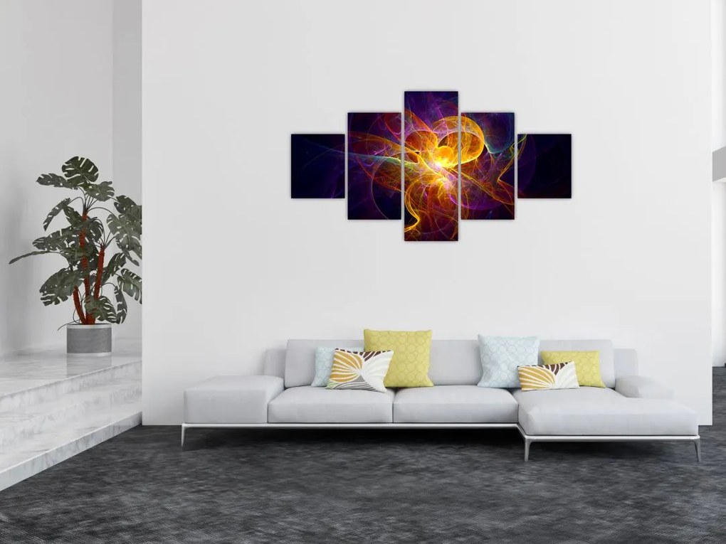 Abstrakcyjny obraz (125x70 cm)