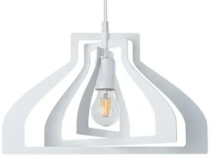 Biała designerska lampa wisząca loftowa - A73-Peza