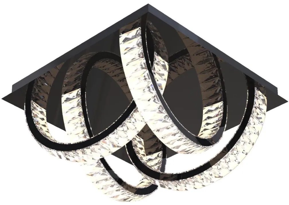 Zuma Line MX3274-4-3BCT - LED sufitowa lampa TULA LED/23,5W/230V czarna