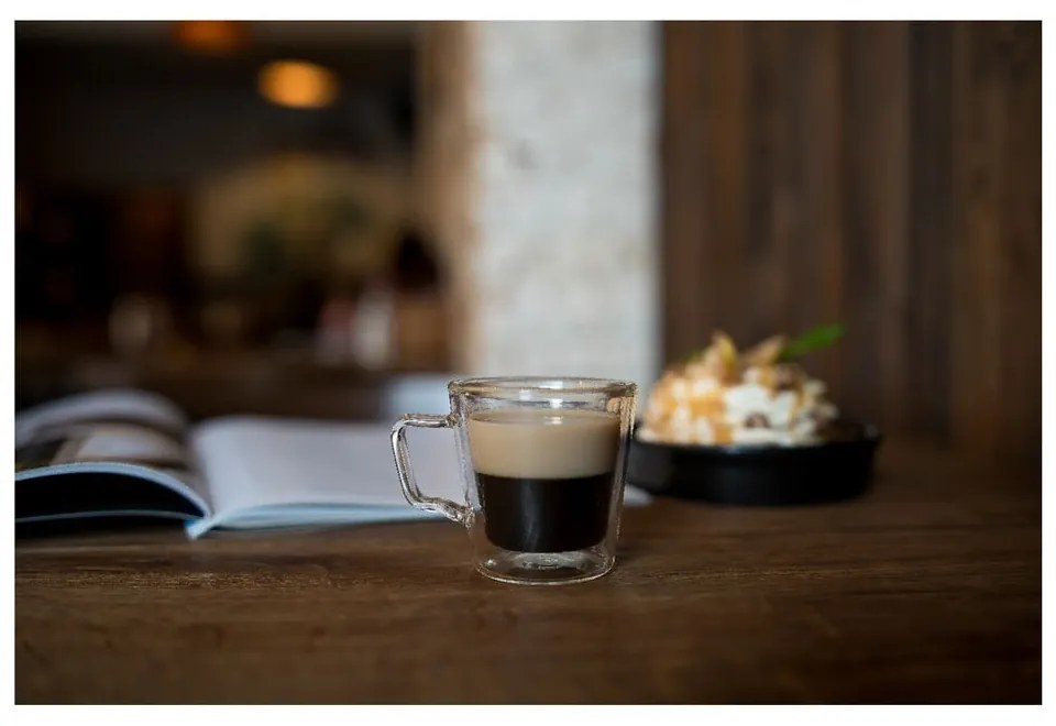 Szklane kubki na espresso/z podwójną ścianką zestaw 2 szt. 80 ml Diva – Vialli Design