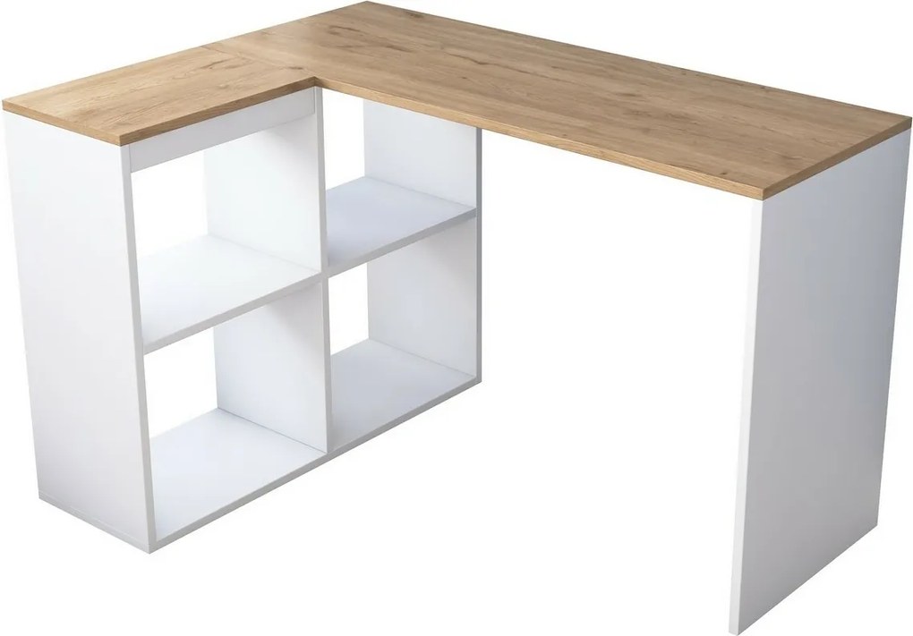 Biurko Haril Oak and White