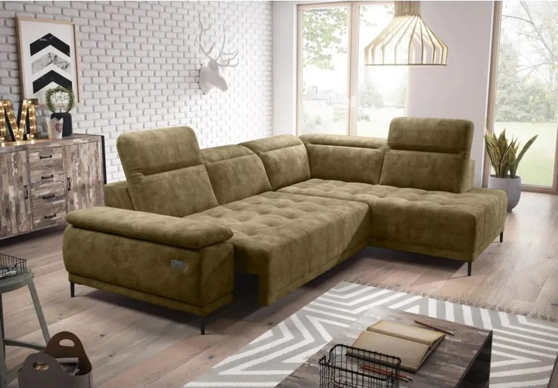 Narożnik FOCUS L z elektryczną regulacją siedziska WERSAL