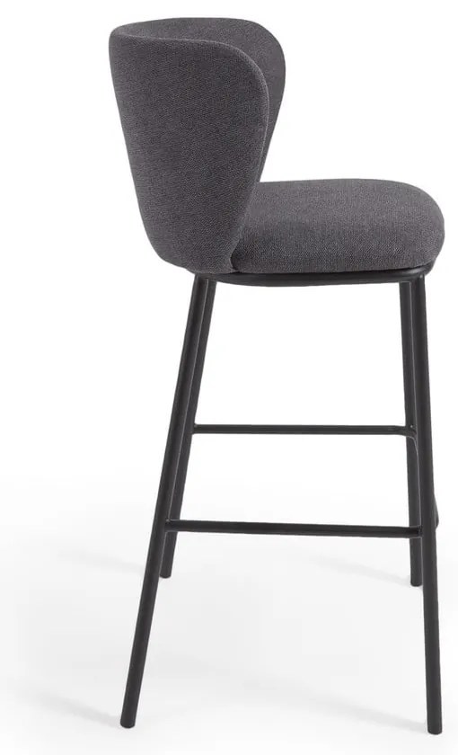 Ciemnoszary hoker zestaw 102 cm Ciselia – Kave Home