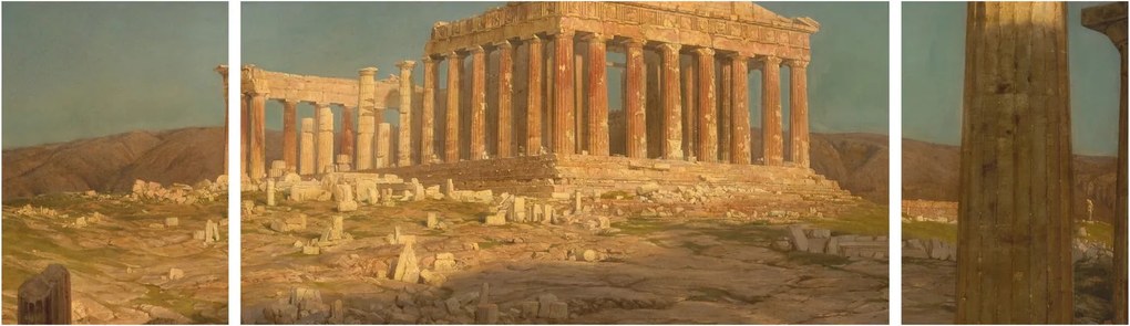 Obraz - Frederic Edwin Church, The Parthenon, reprodukcje (170x50 cm)