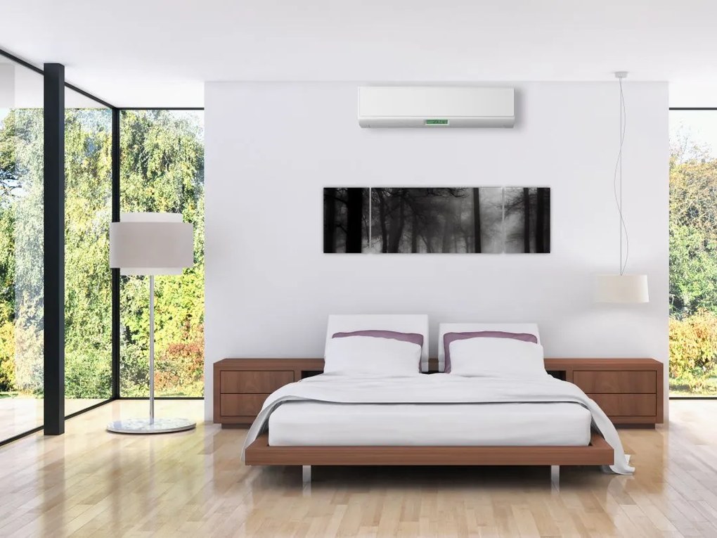 Obraz - Las we mgle (170x50 cm)