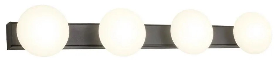 Redo 01-4311 - Plafon LED do łazienki OVUM 4xLED/5W/230V IP44 czarny