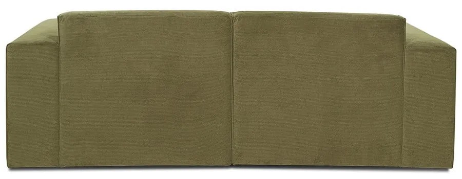 Zielona sztruksowa sofa modułowa Scandic Sting