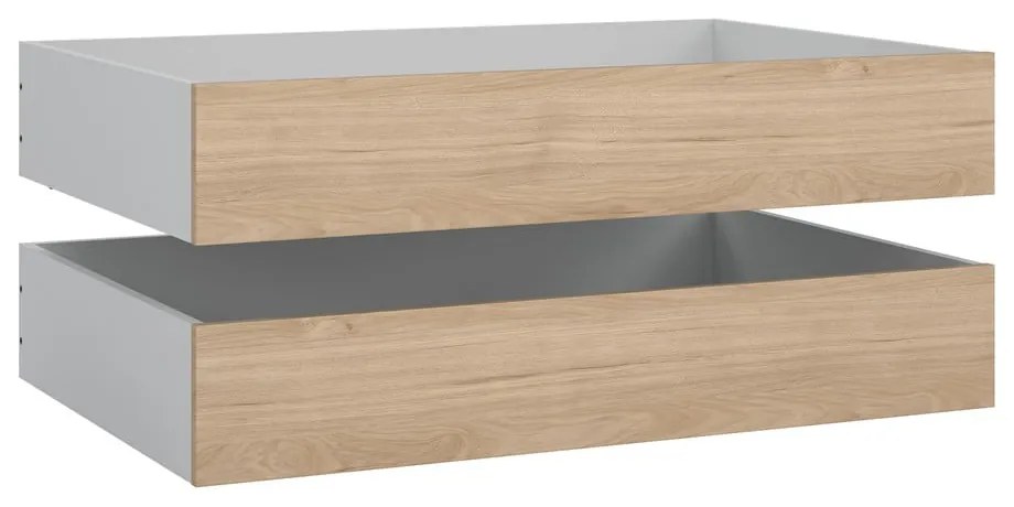 Szuflady pod łóżko w naturalnym kolorze zestaw 2 szt. Naia – Tvilum