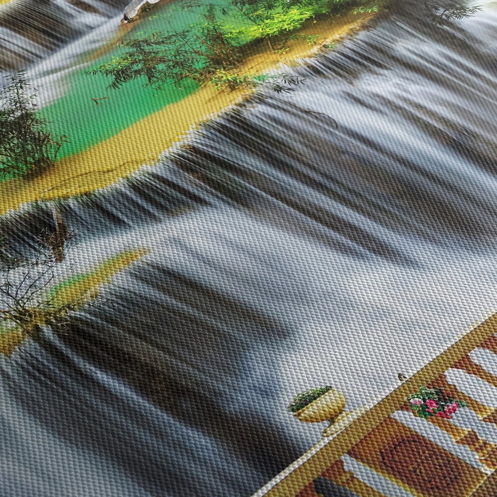 Obraz - Widok magicznych wodospadów (125x70 cm)