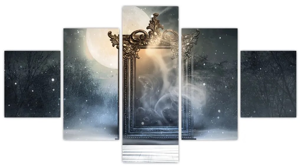 Obraz - Magiczne lustro (125x70 cm)