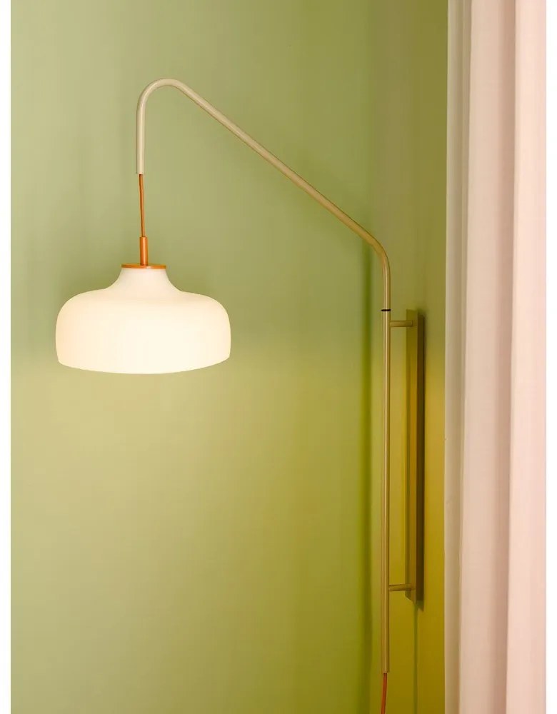 Biało-beżowy kinkiet do kontaktu ø 29 cm Current – Hübsch