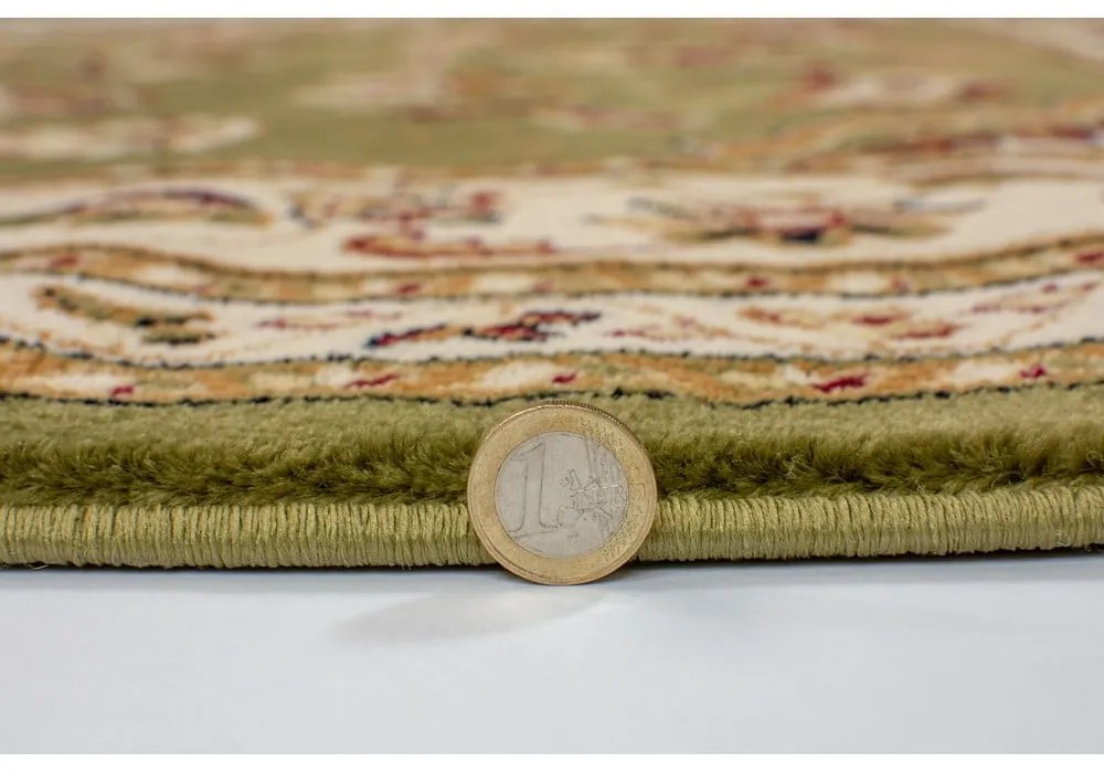 Zielony okrągły dywan ø 133 cm Sherbone – Flair Rugs