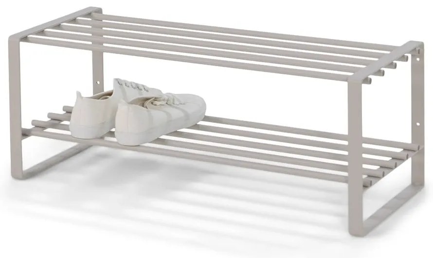 Szarobrązowa metalowa szafka na buty 70x29x27 cm Rex – Spinder Design