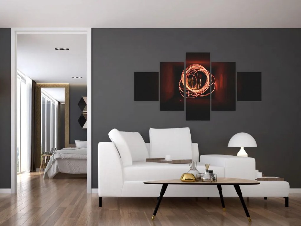 Obraz - linie w tunelu (125x70 cm)