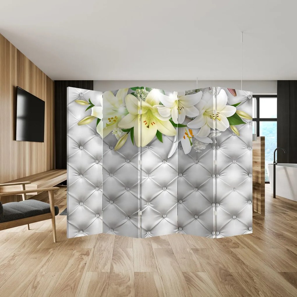 Parawan - Kwiaty lilii (210x170 cm)