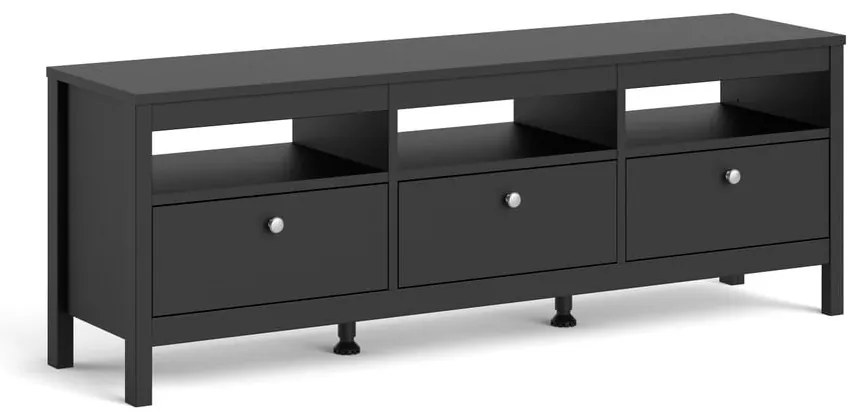 Czarna szafka pod TV 151x54 cm Madrid – Tvilum