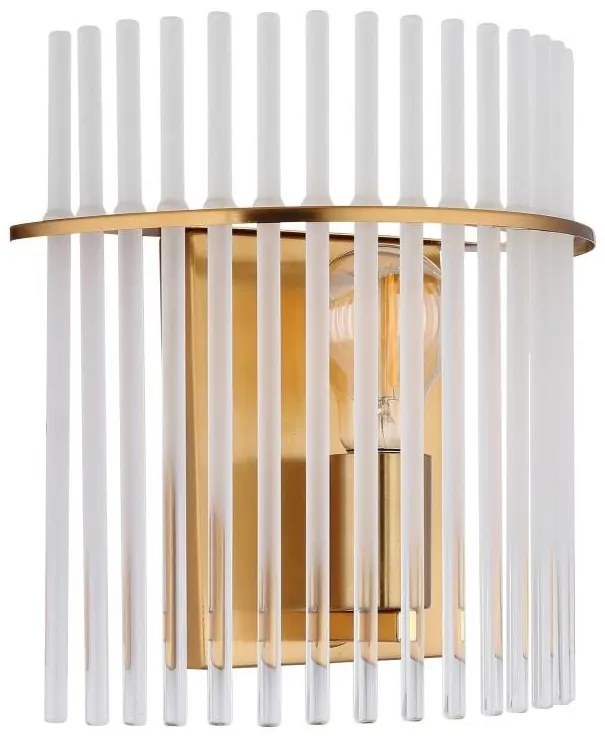 Globo 15698WM - Kinkiet GORLEY 1xE27/60W/230V złoty