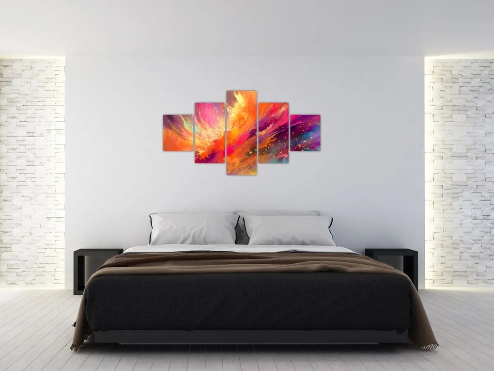 Obraz - Dynamiczna abstrakcja (125x70 cm)