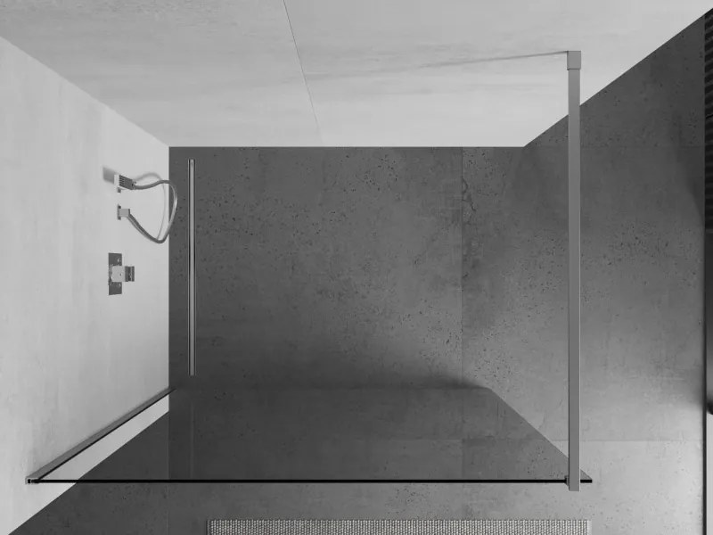 Mexen Kioto ścianka prysznicowa Walk-in 100 x 200 cm, transparent 8 mm, chrom - 800-100-101-01-00
