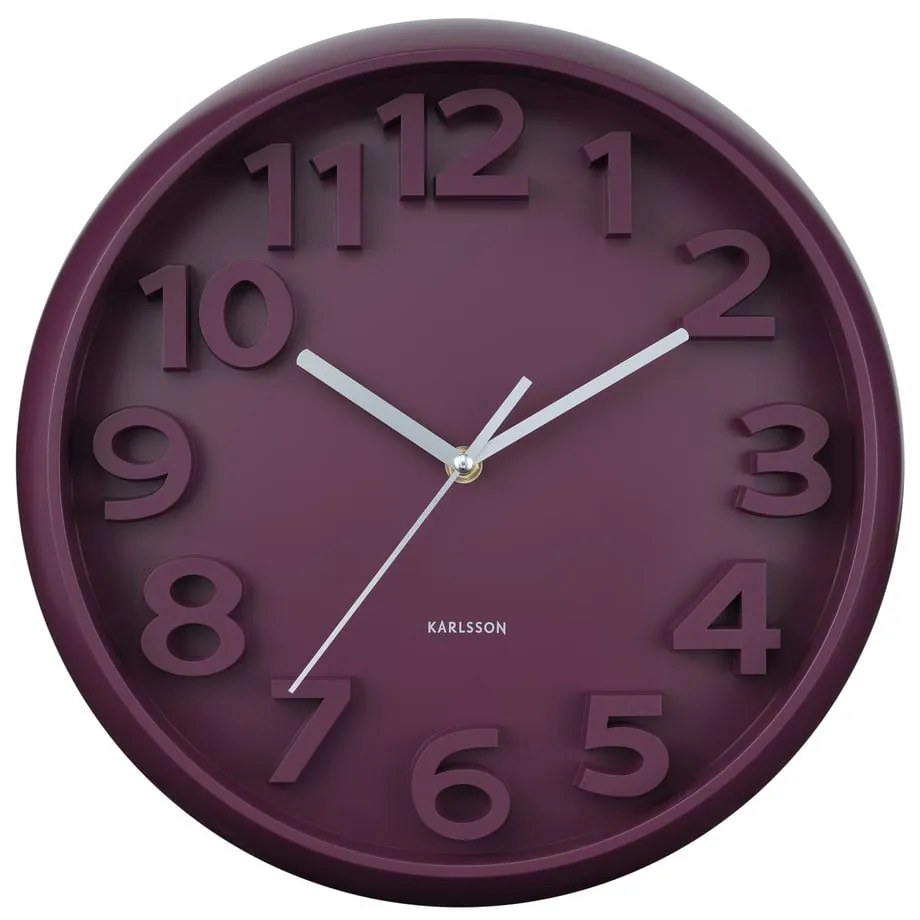 Zegar ścienny ø 33,5 cm Elevated Classic Numbers – Karlsson