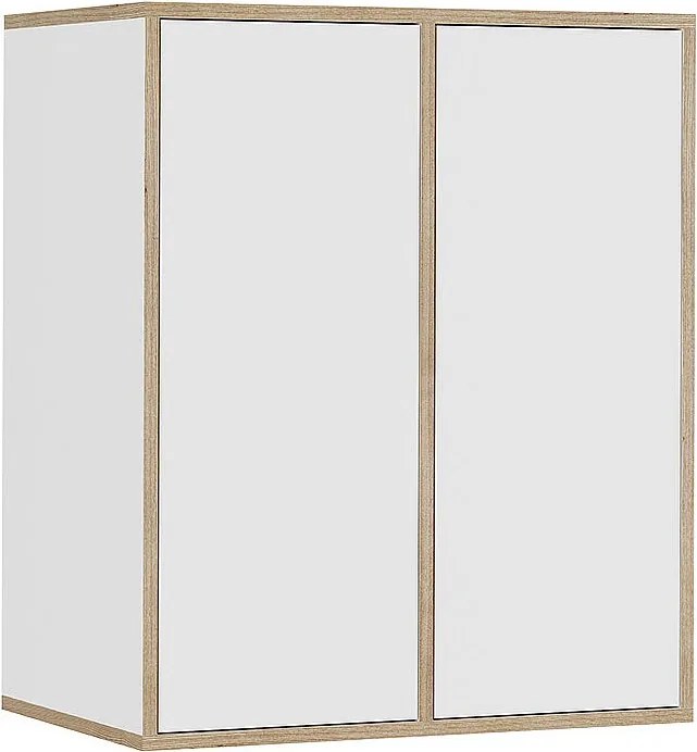 Półka ścienna biały 63x40x75 tetrix