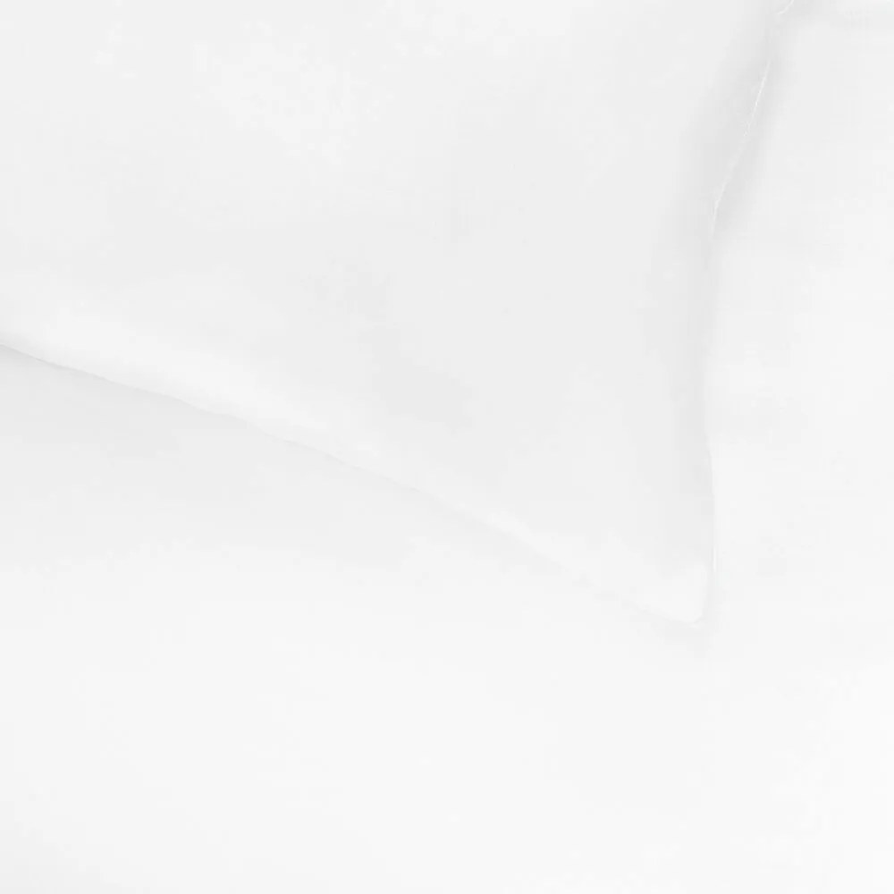 Kvalitex Pościel satynowa Luxury Collection biały, 240 x 220 cm, 2 szt. 70 x 90 cm