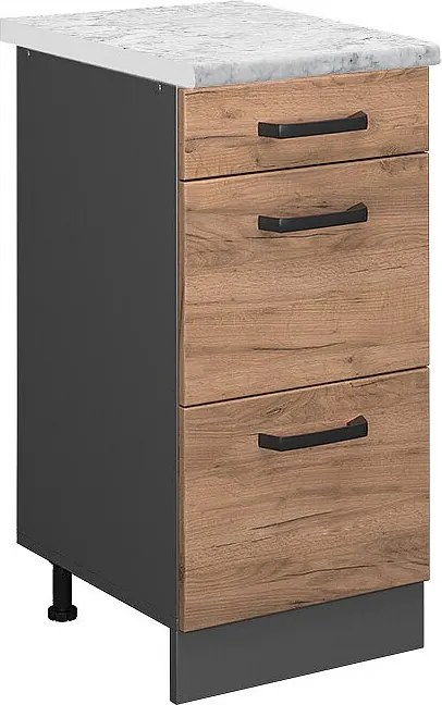 Szafka dolna do kuchni złoty dąb energetyczny 40x60x81.6 r-line