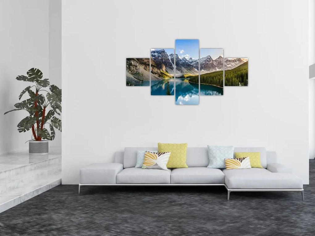 Obraz - Kanada, Park Narodowy Banff, Jezioro Moraine (125x70 cm)